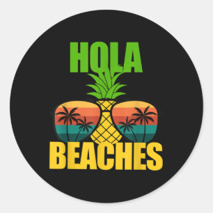 Adesivo Fácil Festa de Verão Praia T Sun Gles Cruise Hola