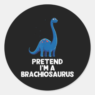 Adesivo Fácil Traje de Brachiosaurus para Fim de Festa de