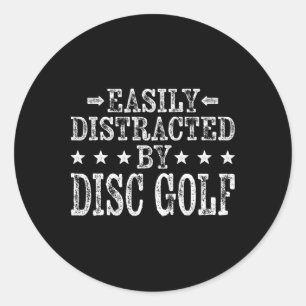 Adesivo Facilmente Distraído Pelo Disc Golf - Disc Golf Di