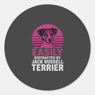 Adesivo Facilmente Distraído Por Jack Russell Terrier
