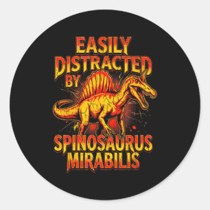 Adesivo Facilmente distraído por spinosaurus mirabilis ret
