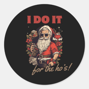 Adesivo faço isso pelo humor de natal engraçado, papais no