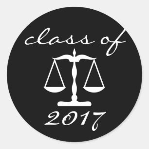 Adesivo Faculdade De Direito De 2017 (Escalas Negras Da Ju