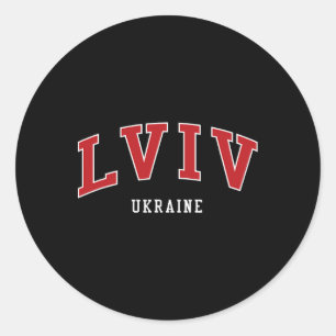 Adesivo Faculdade Estilo Universitário Lviv Ucrânia