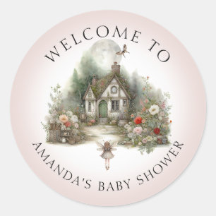 Adesivo Fada Cottagecore Floral Cotage Baby Girl Chá