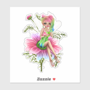 Adesivo Fada da flor