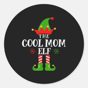 Adesivo Fada da Mamãe Legal Pijama de Natal Combinando Fam