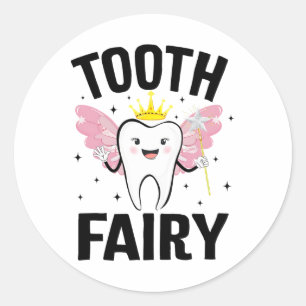 Adesivo Fada De Dente Engraçada Figurino De Halloween Para
