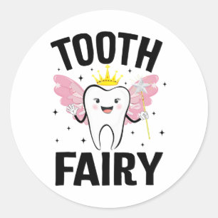 Adesivo Fada De Dente Engraçada Figurino De Halloween Para