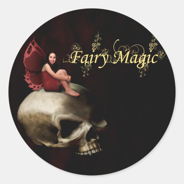 Adesivo Fada de Leite de Mágica Halloween (Frente)