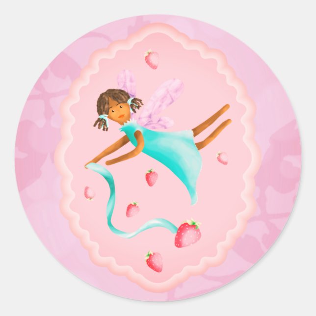 Adesivo Fada de morango (Frente)