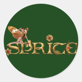 Adesivo Fada de Sprite ouro
