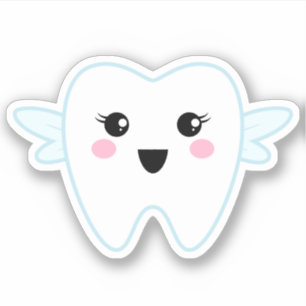 Adesivo Fada dos dentes-de-kawaii