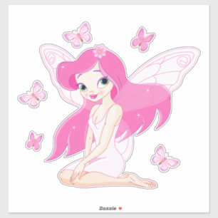 Adesivo Fada e borboletas