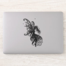 Adesivo Fada Escura Flutuante Laptop De Cabelo Vinil