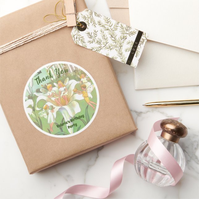 Adesivo Fada Floral Garden Encantada Forest Girl Aniversár (Presentear)