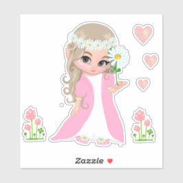 Adesivo Fada & Flores