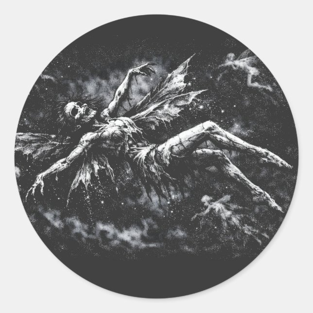 Adesivo Fada Morta por BurnsInHell (Frente)