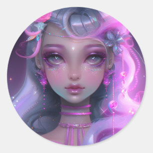 Adesivo Fada Pink de Pastel Suave