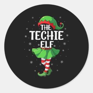 Adesivo Fada Tech Christmas Girls Mulheres Tropa do Elfo N