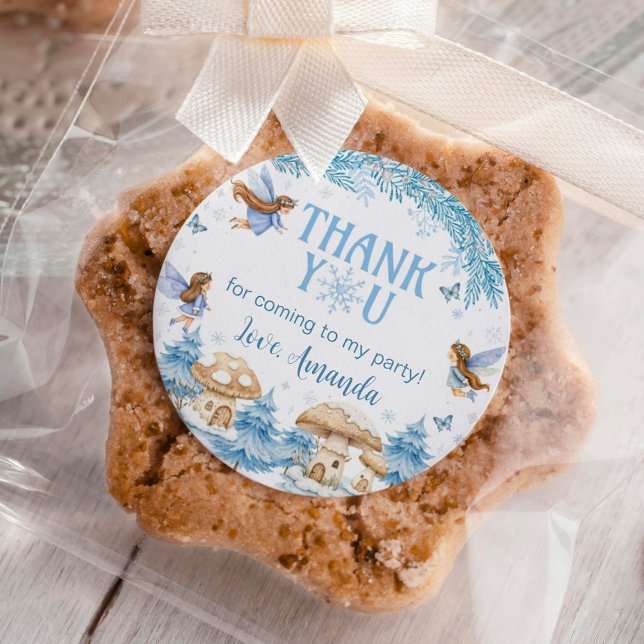 Adesivo Fada Winter Onederland Birthday (Criador carregado)