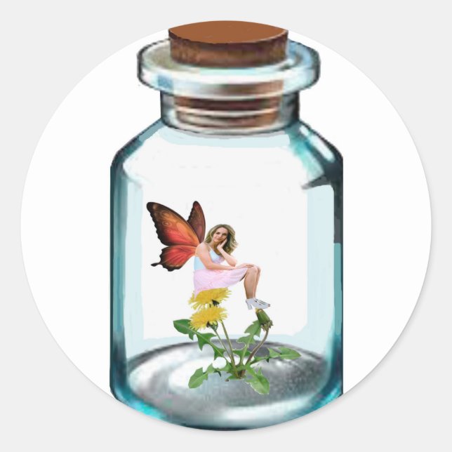 Adesivo Fadas de Envelope Vermelho (Frente)