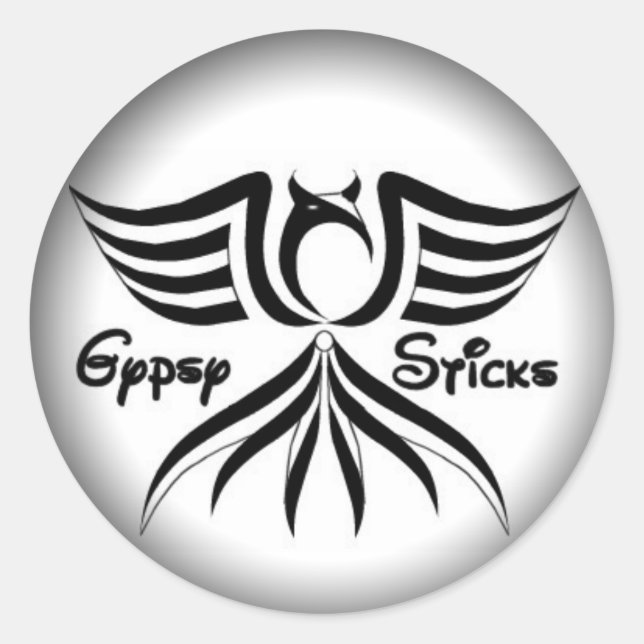 Adesivo Fade to Black Round Stickers - Personalizado (Frente)