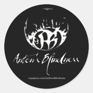 Adesivo Fade to Black Round Stickers - Personalizado