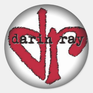 Adesivo Fade to Black Round Stickers - Personalizado