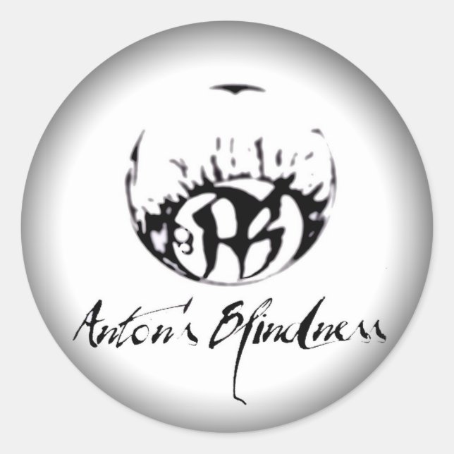 Adesivo Fade to Black Round Stickers - Personalizado (Frente)