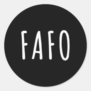 Adesivo Fafo Trump, Donald Trump Fafo