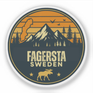 Adesivo Fagersta, Suécia Sverige