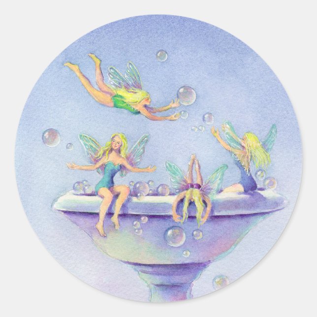 Adesivo FAIERIES BUBBLE BATH by SHARON SHARPE (Frente)