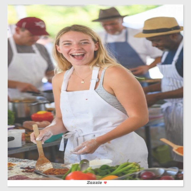 Adesivo Fair Cook Off Photo Customize (Folha)