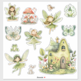 Adesivo Fairy Garden Cottagecore Sticker Sheet – Whimsical