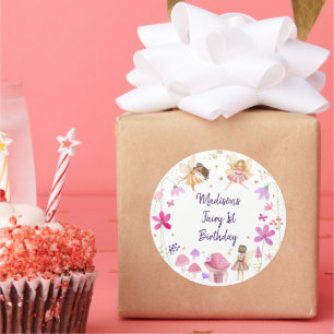 Adesivo Fairy Garden Floral Birthday