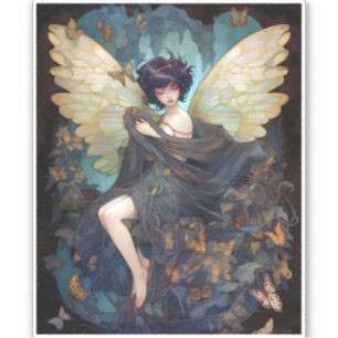 Adesivo Fairy Girl Fantasy Art