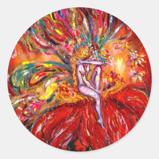 ADESIVO FAIRY IN RED (Frente)