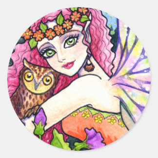 Adesivo Fairy & Owl Stickers by Ann Howard