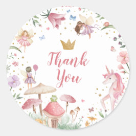Adesivo Fairy Unicorn Stickers