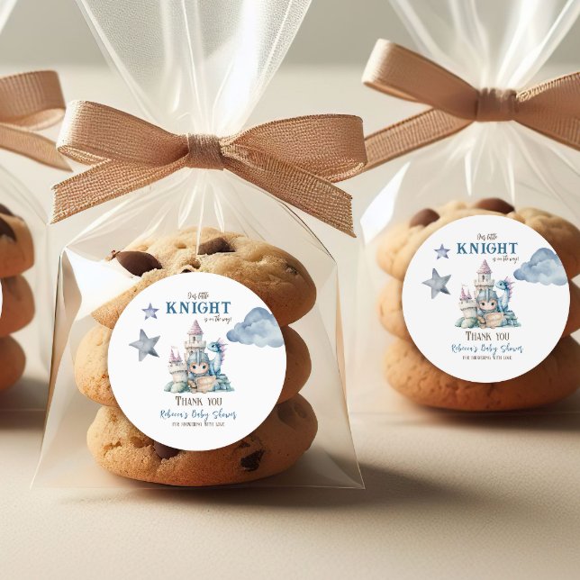 Adesivo Fairytale Dreamy Dragon Blue Knight Chá de fraldas (Criador carregado)