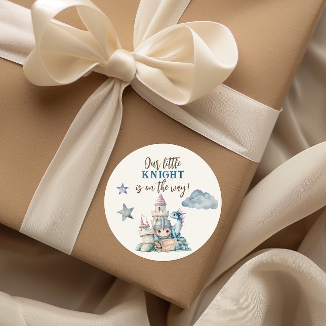 Adesivo Fairytale Dreamy Dragon Blue Knight Chá de fraldas (Criador carregado)