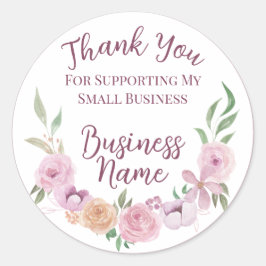 Adesivo Fairytale Floral Small Business Stickers