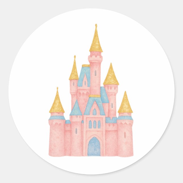 Adesivo Fairytale Princess Castle Sticker (Frente)