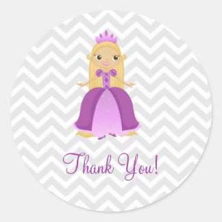 Adesivo Fairytalle Purple Princess Obrigado Stickers