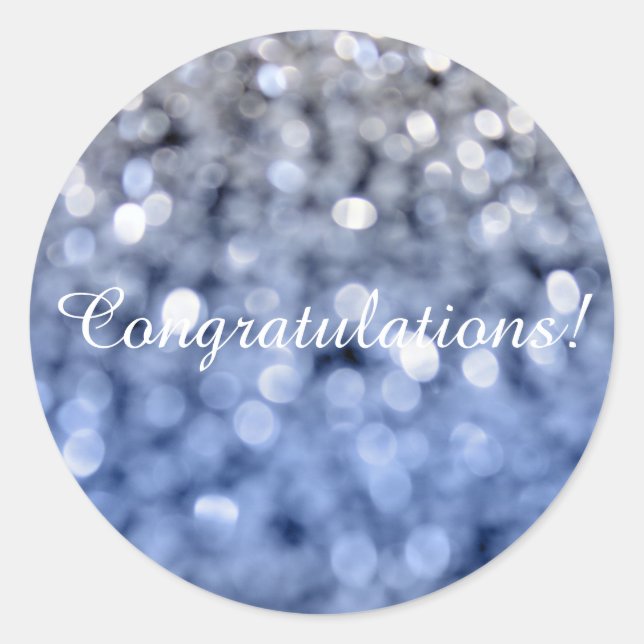 Adesivo Faíscas - Parabéns Redondos (Frente)