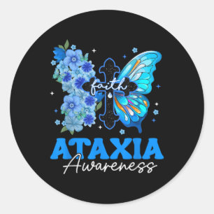 Adesivo Faith Butterfly Christian Cross Ataxia Consciência
