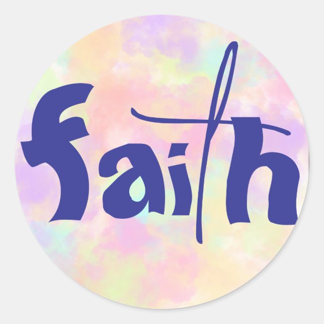 Adesivo FAITH Colorful (Frente)
