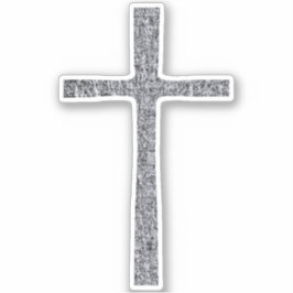 Adesivo Faith Cross Silver