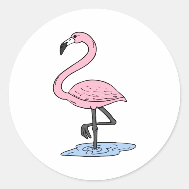 Adesivo Faith Flamingo (Frente)